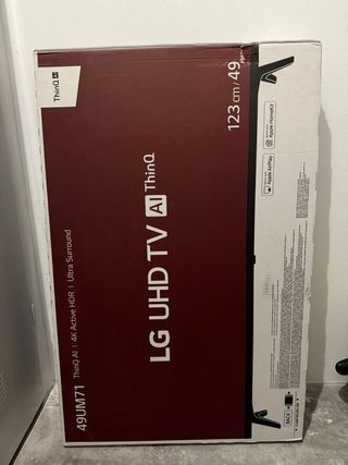 TV LG 49” Smart TV 4K UHD 49UM7100PLB
