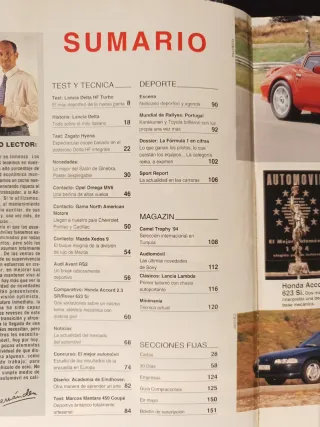 AUTOMÓVIL NÚMERO 195 ABRIL 1994