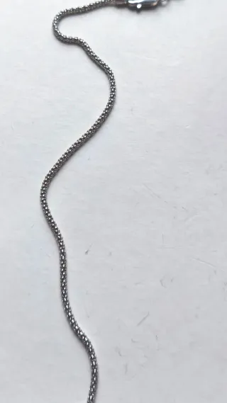 Collana argento maglia veneziana tonda