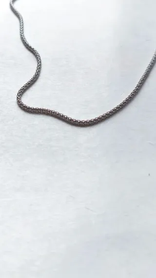 Collana argento maglia veneziana tonda