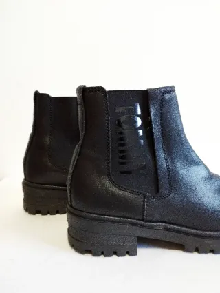 Botines Tommy Hilfiger Piel Negros