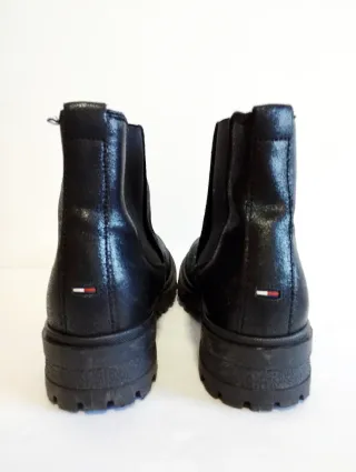 Botines Tommy Hilfiger Piel Negros