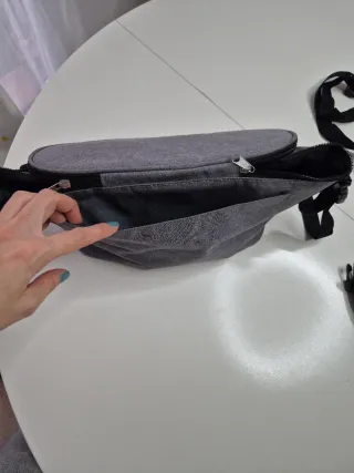 Bolso Organizador Carrito Bebé Gris