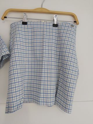 Conjunto Cuadros Azul Pull&Bear Pacific Republic S