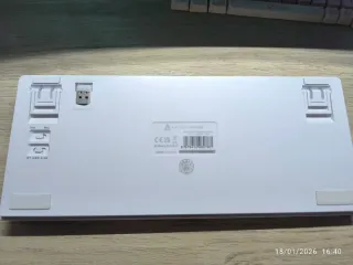 Teclado Ajazz AK820 Pro Morado/Blanco