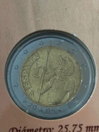 Blister 2005 Cervantes 12€ Plata + 2€