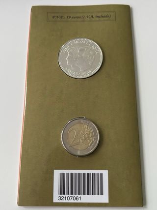 Blister 2005 Cervantes 12€ Plata + 2€