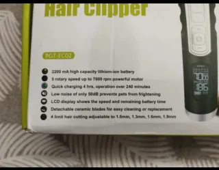 Cortapelos Eléctrico para Mascotas