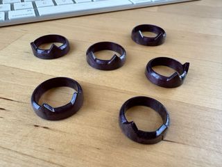 Anillos resina orejas gato