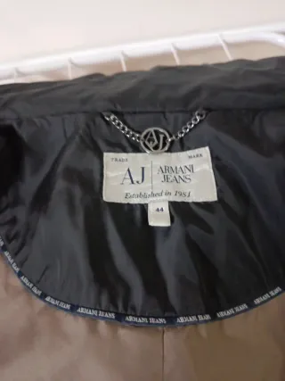 Abrigo acolchado guata negro