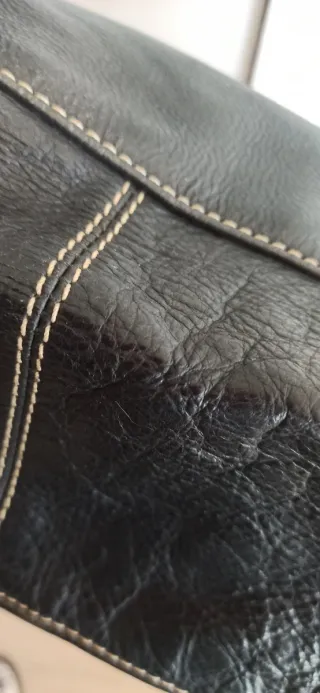 OCASION BOLSO ELEGANTE NEGRO PIEL