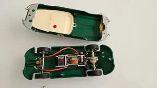 Jaguar E-Type Scalextric Exin Verde