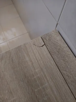 Mesa plegable de madera