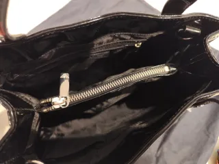 Bolso Armani Jeans Negro Charol