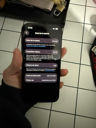 iPhone 15 128 GB | 93 % Batería