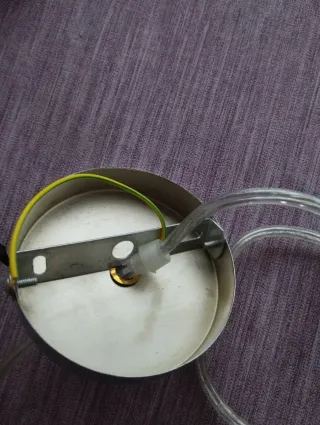 2 portalámparas de techo metal