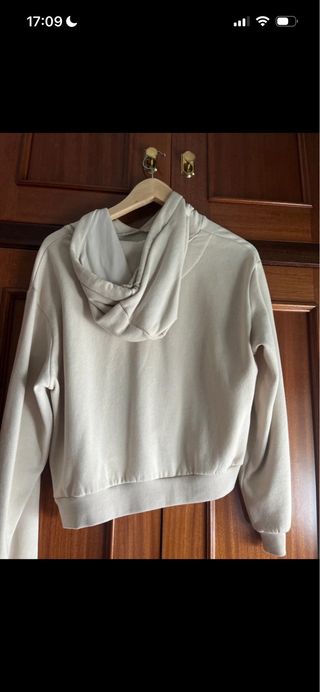 Sudadera Ariana Grande Beige Talla S