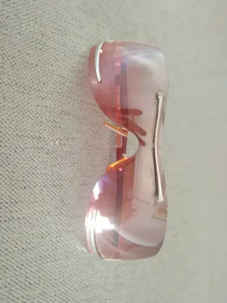 Gafas de sol Loewe rosas y plateadas