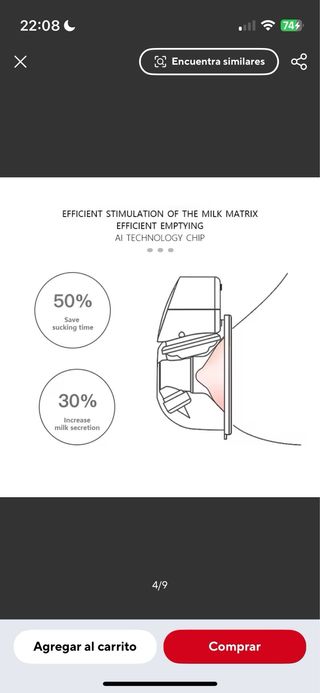 Sacaleches Eléctrico Portátil Manos Libres