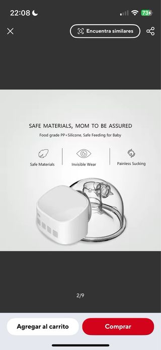 Sacaleches Eléctrico Portátil Manos Libres