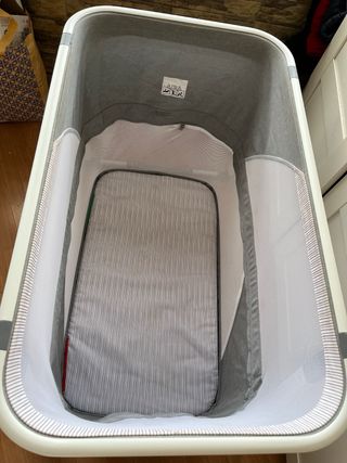 Parque Cuna Portátil Gris