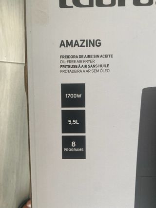 Freidora de aire Taurus Amazing