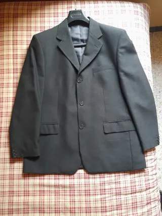 Traje 3 piezas gris marengo