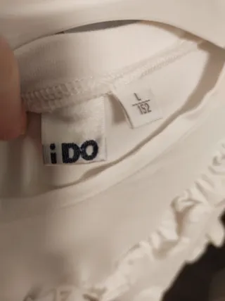 Maglia bambina con rouches - 152 cm