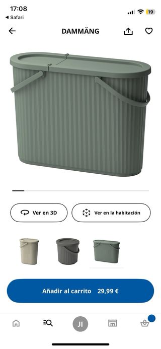 Cubo IKEA DAMMÄNG 48L con tapa