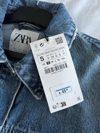 Cazadora vaquera Zara Talla S