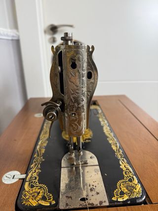 Singer antigua de pedal 1926 Modelo 15K Mueble org