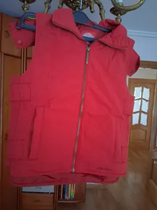 Chaleco Dickies Mujer Talla S Rojo