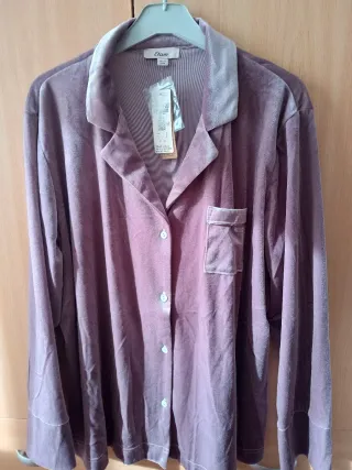 Pijama Etam Rosa Terciopelo