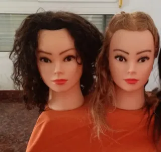 Cabeza de maniquí para peluquería