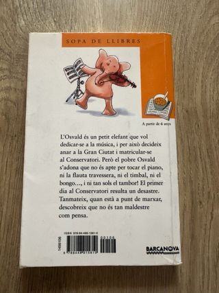 L ' Osvald, l ' elefant musical (Sopa De Llibre...