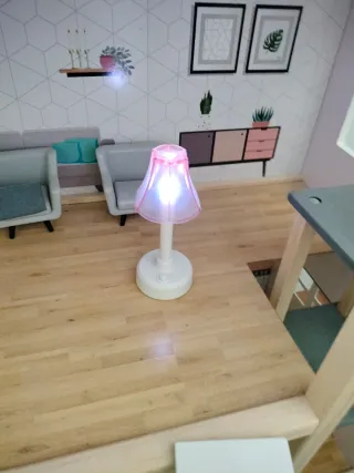 Casita de muñecas con accesorios