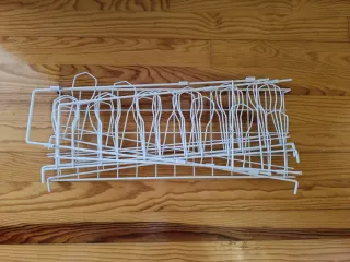 Zapatero Plegable Metálico 2 Niveles