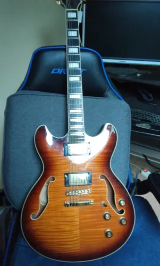 Ibanez AS93 FMV-SB Guitarra Eléctrica Hollowbody