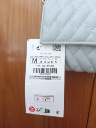 Bolso de mano Mujer  Zara Azul