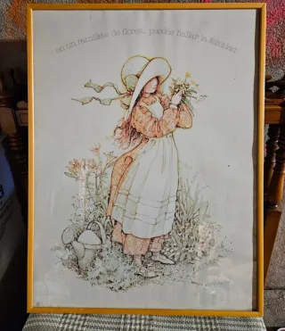 Cuadro Holly Hobbie Flores 84 por 64