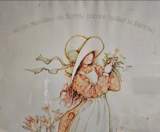 Cuadro Holly Hobbie Flores 84 por 64