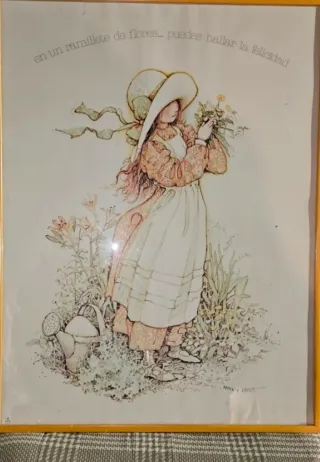 Cuadro Holly Hobbie Flores 84 por 64
