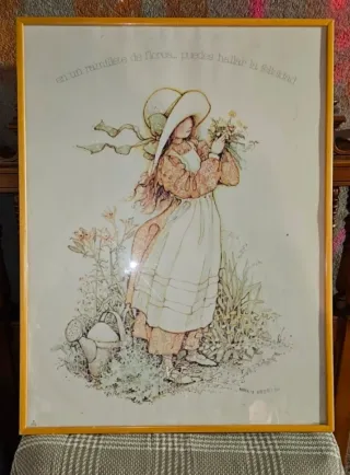 Cuadro Holly Hobbie Flores 84 por 64