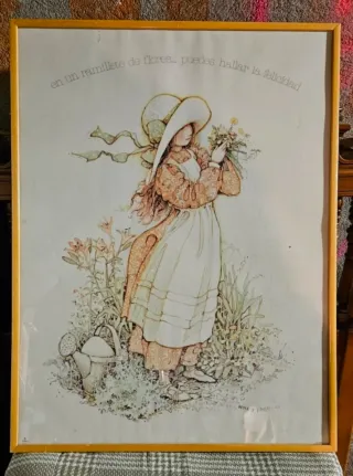 Cuadro Holly Hobbie Flores 84 por 64