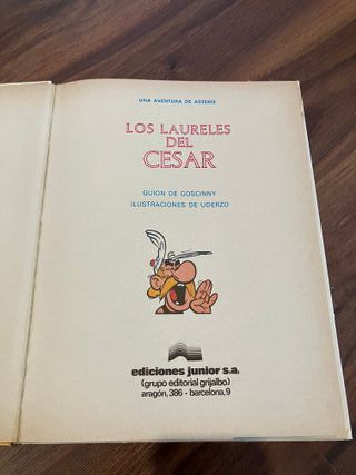 Los laureles del César, Asterix, 1978. Colección