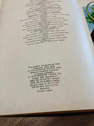 Los laureles del César, Asterix, 1978. Colección