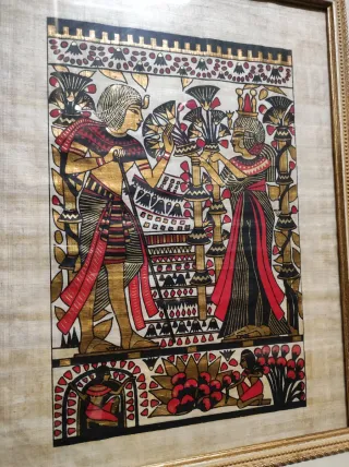 Cuadro Papiro Egipcio