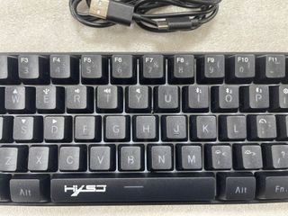 Teclado Mecánico HXSJ 60% USB Negro