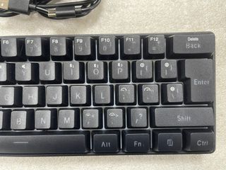 Teclado Mecánico HXSJ 60% USB Negro