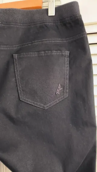 Pantalón mujer cintura elástica con etiquetas